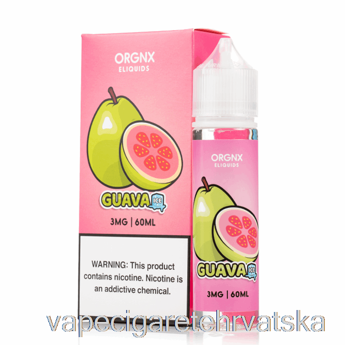 Vape Cigarete Guava Ice - Orgnx E-tekućina - 60ml 3mg